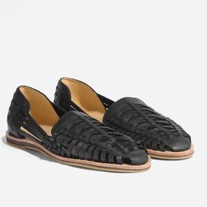 Nisolo Huarache Leather Sandals Black 12.5